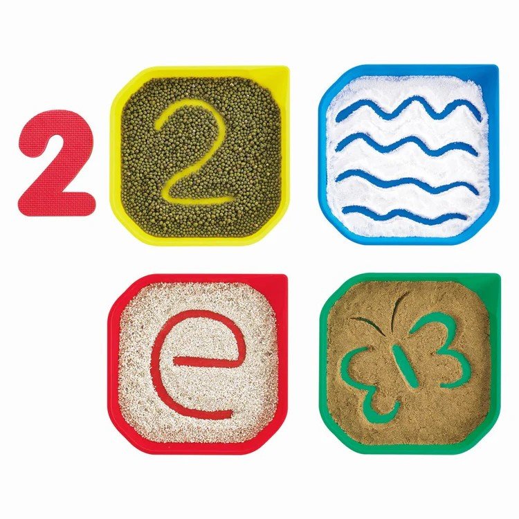 Fun2 Messy Tray Lake Blue Set of 4 - ABC School Supplies