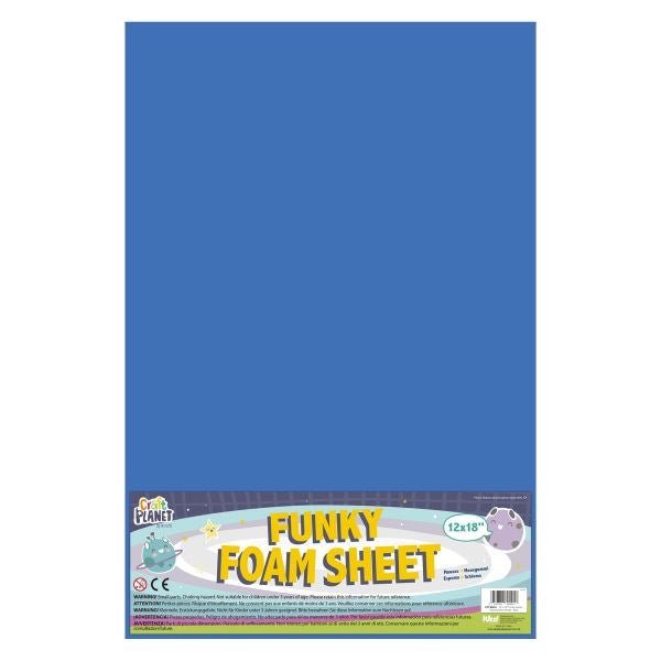 Funky Foam 12x18" Blue - 12 Pack - ABC School Supplies
