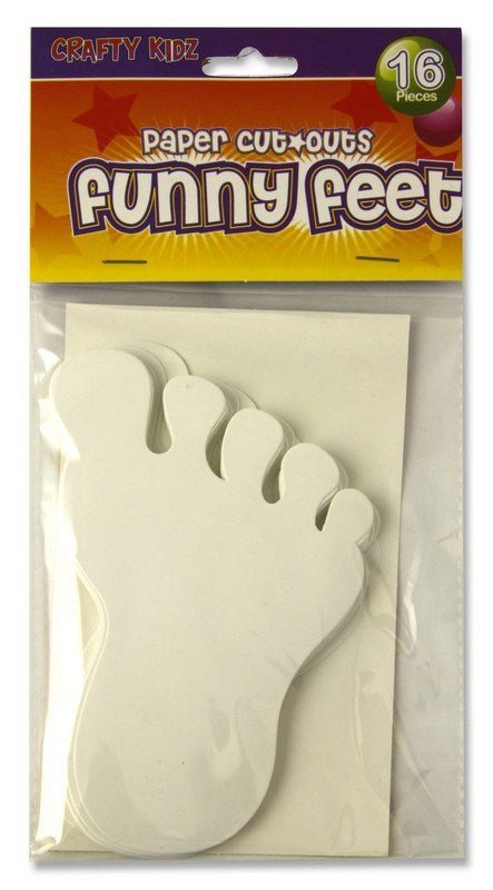 Funny Feet Cut Outs - ABC School Supplies