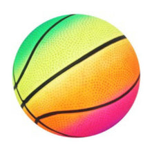 Neon Inflated Rainbow Ball 12Cm