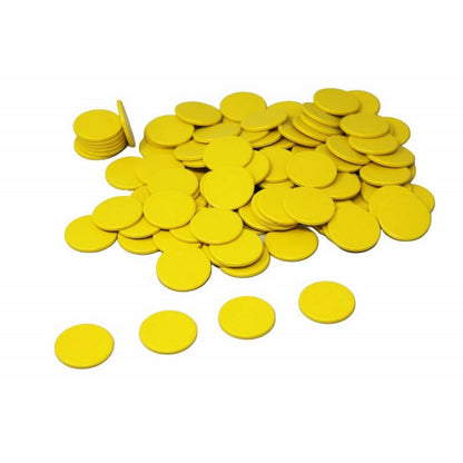 Yellow Counters Pack of 100