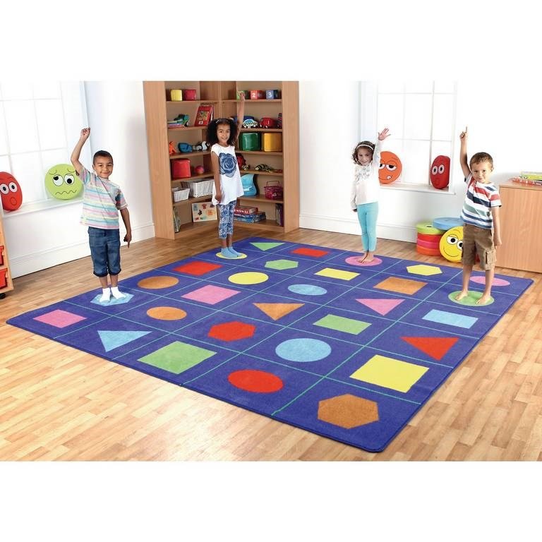 Geometric Shapes Placement Mat 3mx3m - ABC School Supplies