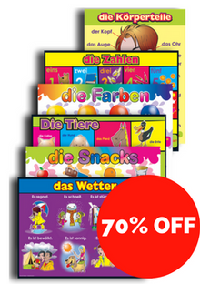German Vocabulary Posters - ABC School Supplies