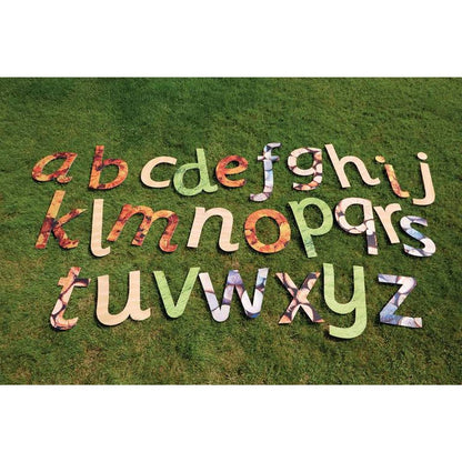 Giant Indoor Outdoor Natural Letters - ABC School Supplies