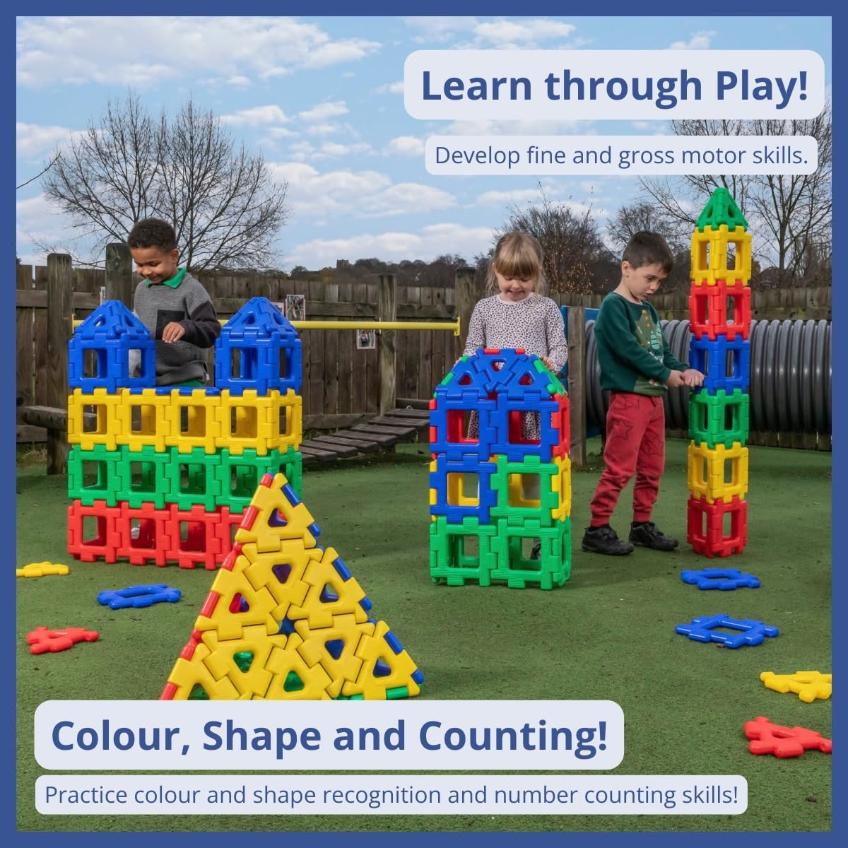 Giant Polydron Super Value Set - ABC School Supplies