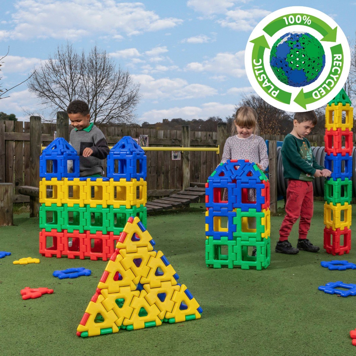 Giant Polydron Super Value Set - ABC School Supplies