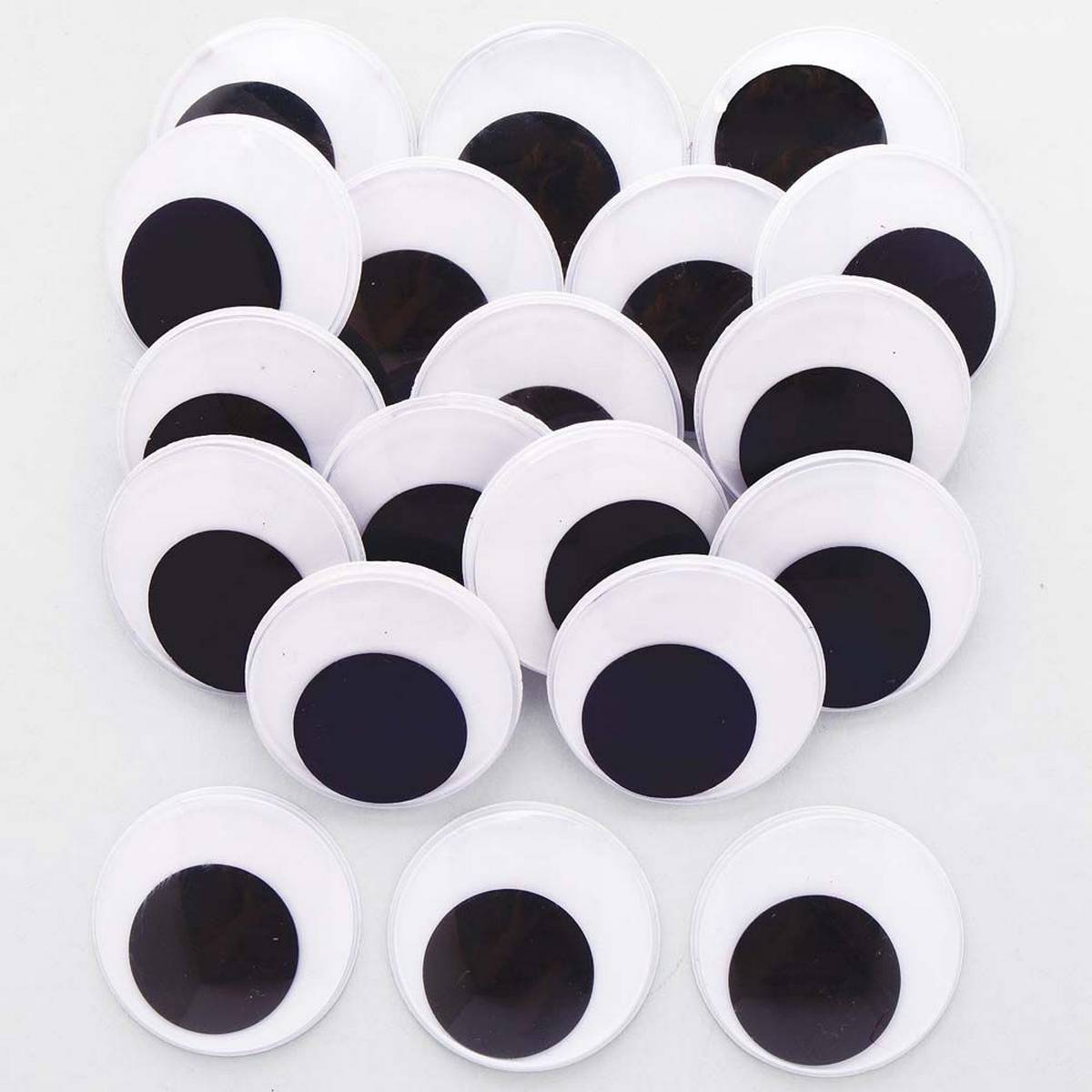 Self Adhesive Goggly Eyes - 15mm Tub Of 500