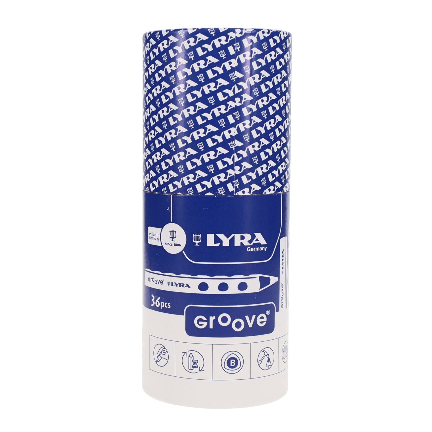 Giotto Lyra Groove Junior Natural Grip Pencil - Pack Of 36 - ABC School Supplies