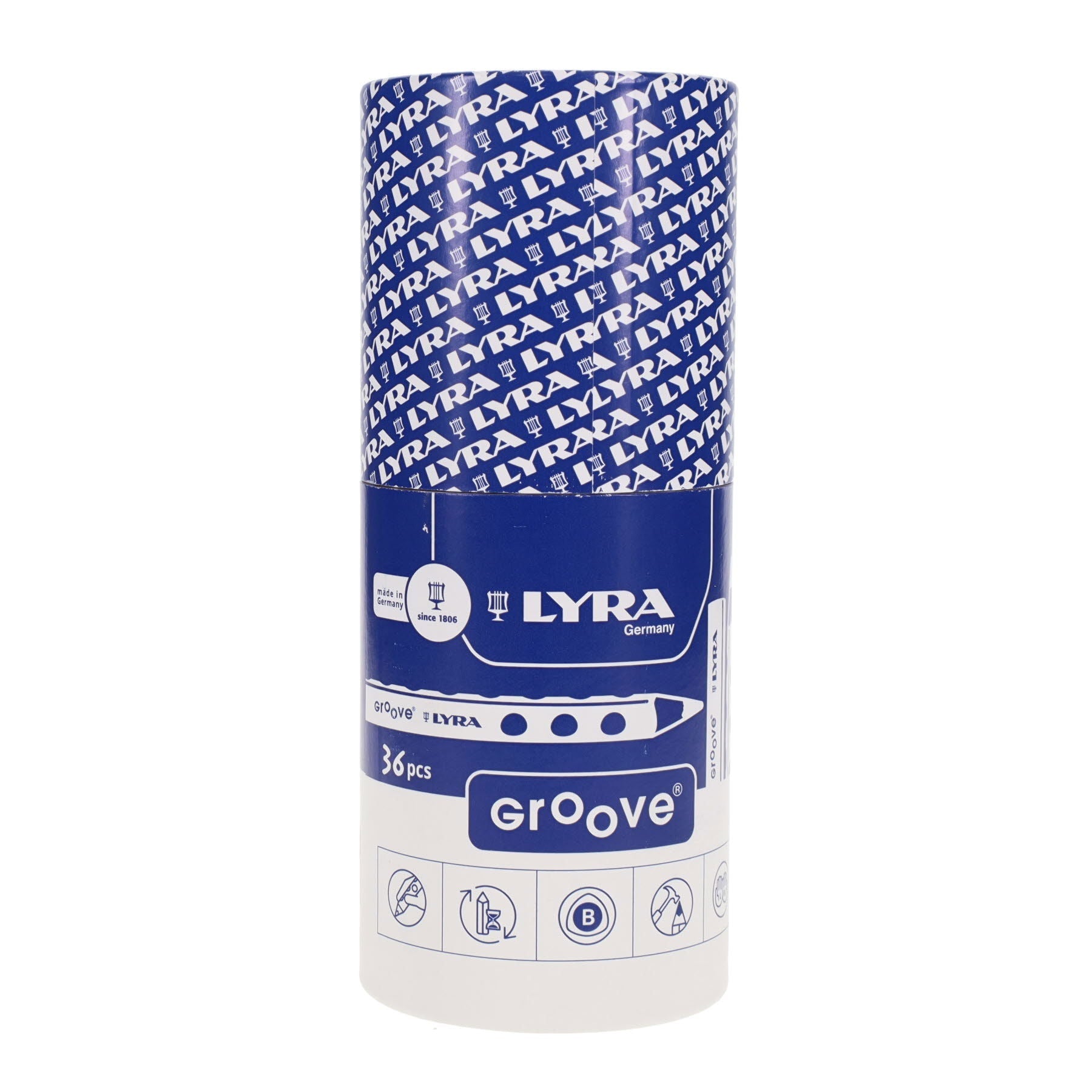Giotto Lyra Groove Junior Natural Grip Pencil - Pack Of 36 - ABC School Supplies