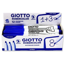**Giotto Robercolor Bullet Point Whiteboard Marker - Blue Pack Of 12 - ABC School Supplies