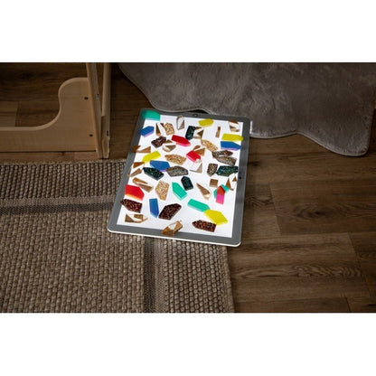 Glitter Resin Loose Parts 16 Pack - ABC School Supplies