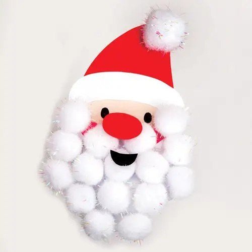 Glitter Snowball Pom Poms - ABC School Supplies