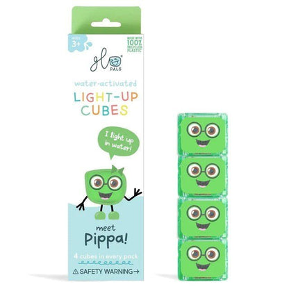 Glo Pals Light up Sensory Cubes - 4 Pack - ABC School Supplies