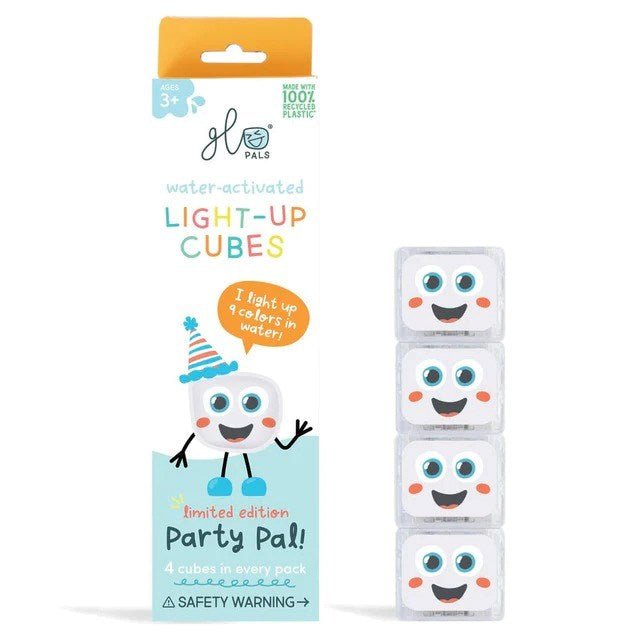 Glo Pals Light up Sensory Cubes - 4 Pack - ABC School Supplies