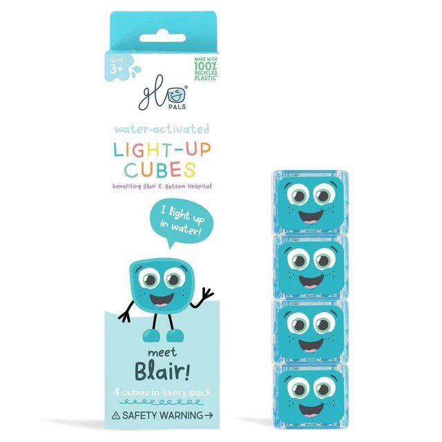Glo Pals Light up Sensory Cubes - 4 Pack - ABC School Supplies