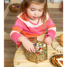 Gold Trinket Box - Hexagonal - ABC School Supplies