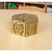 Gold Trinket Box - Hexagonal - ABC School Supplies