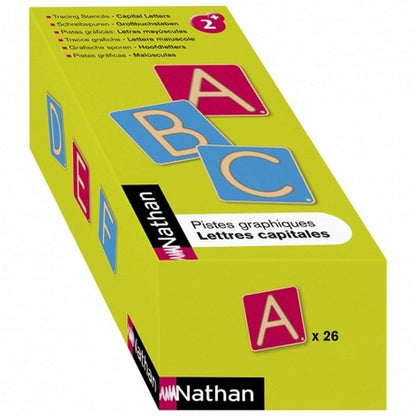 Graphic Stencils - Capital Letters - ABC School Supplies