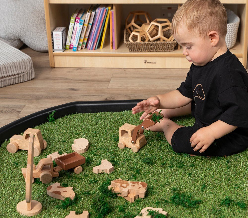Grass Style Sensory Play Tray Mat - ABC School Supplies