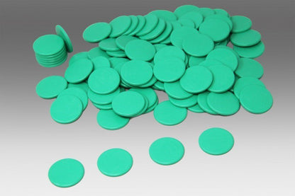 Green Counters Pack Of 100 - ABC School Supplies