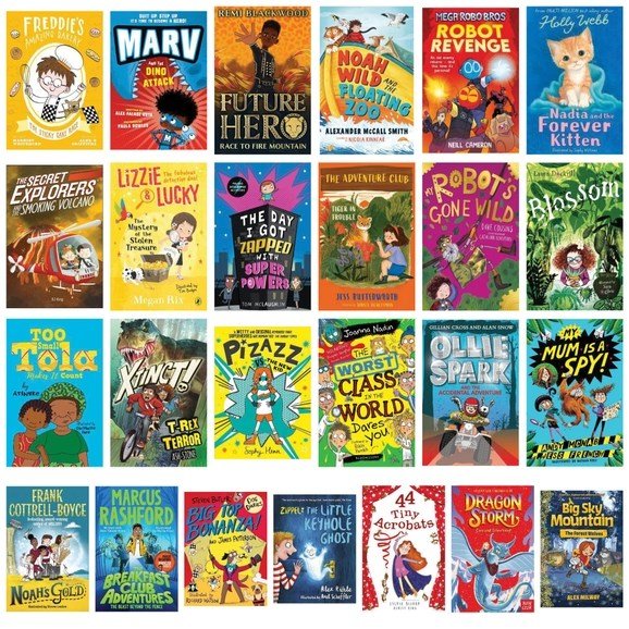Grey Banded Book Collection - Pack Of 25 - ABC School Supplies