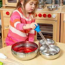 Hammered Silver Bowls - Pack Of 3 - ABC School Supplies