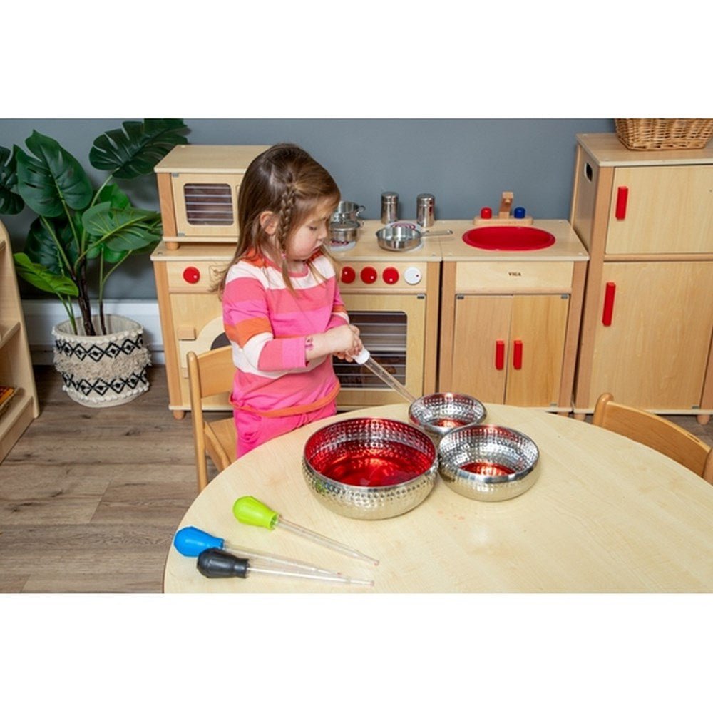 Hammered Silver Bowls - Pack Of 3 - ABC School Supplies