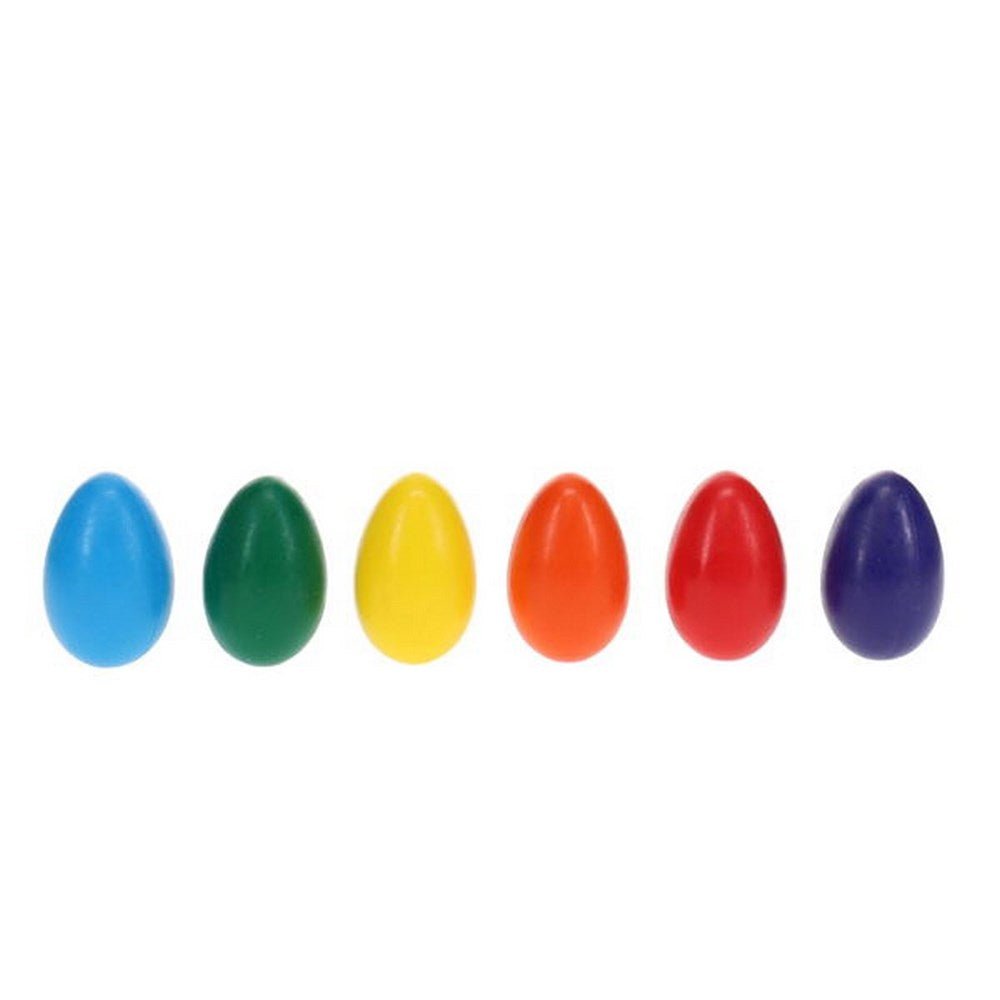 Hand Grip Crayons - Egg Shaped Pack of 6 - ABC School Supplies