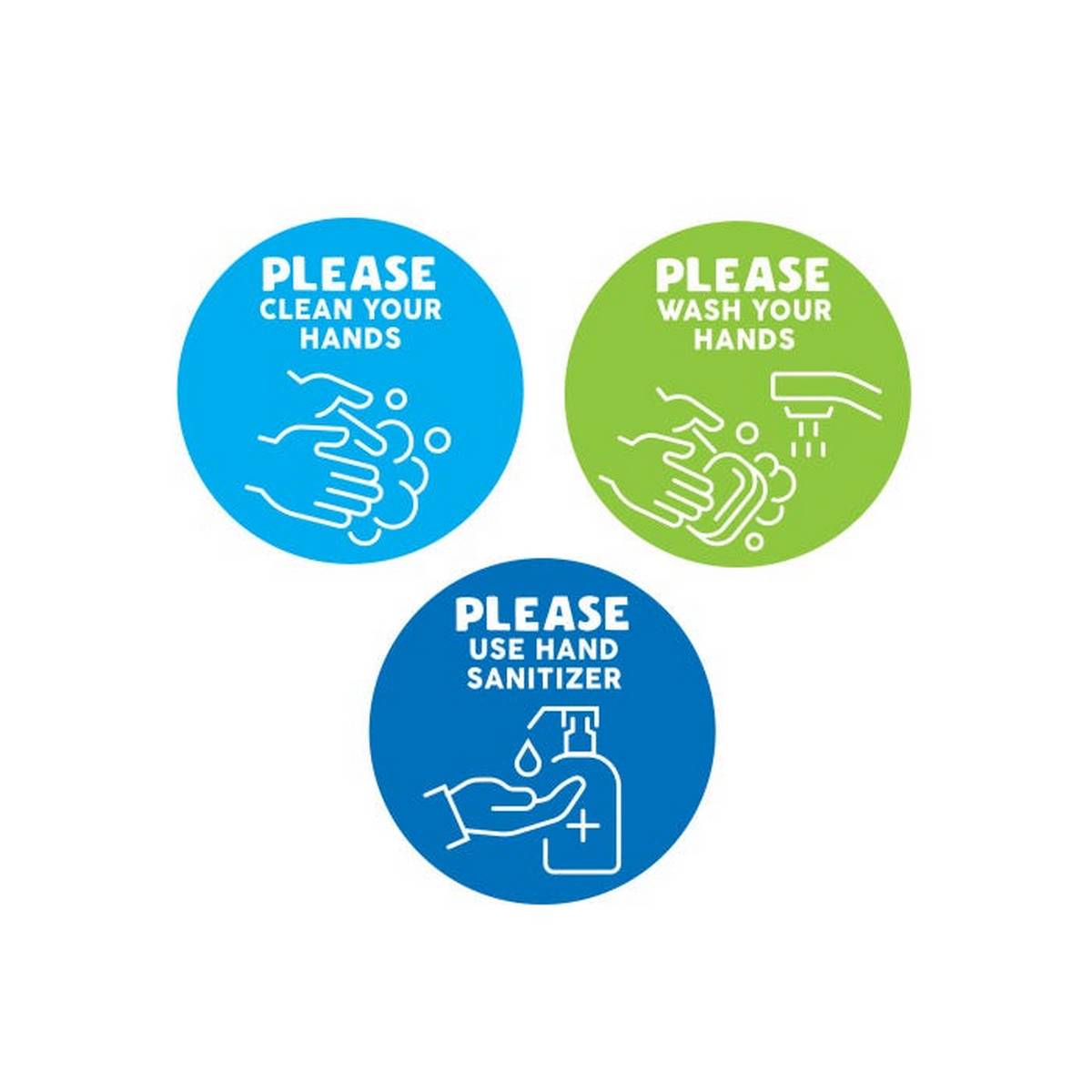 Handwashing Reminder Decals
