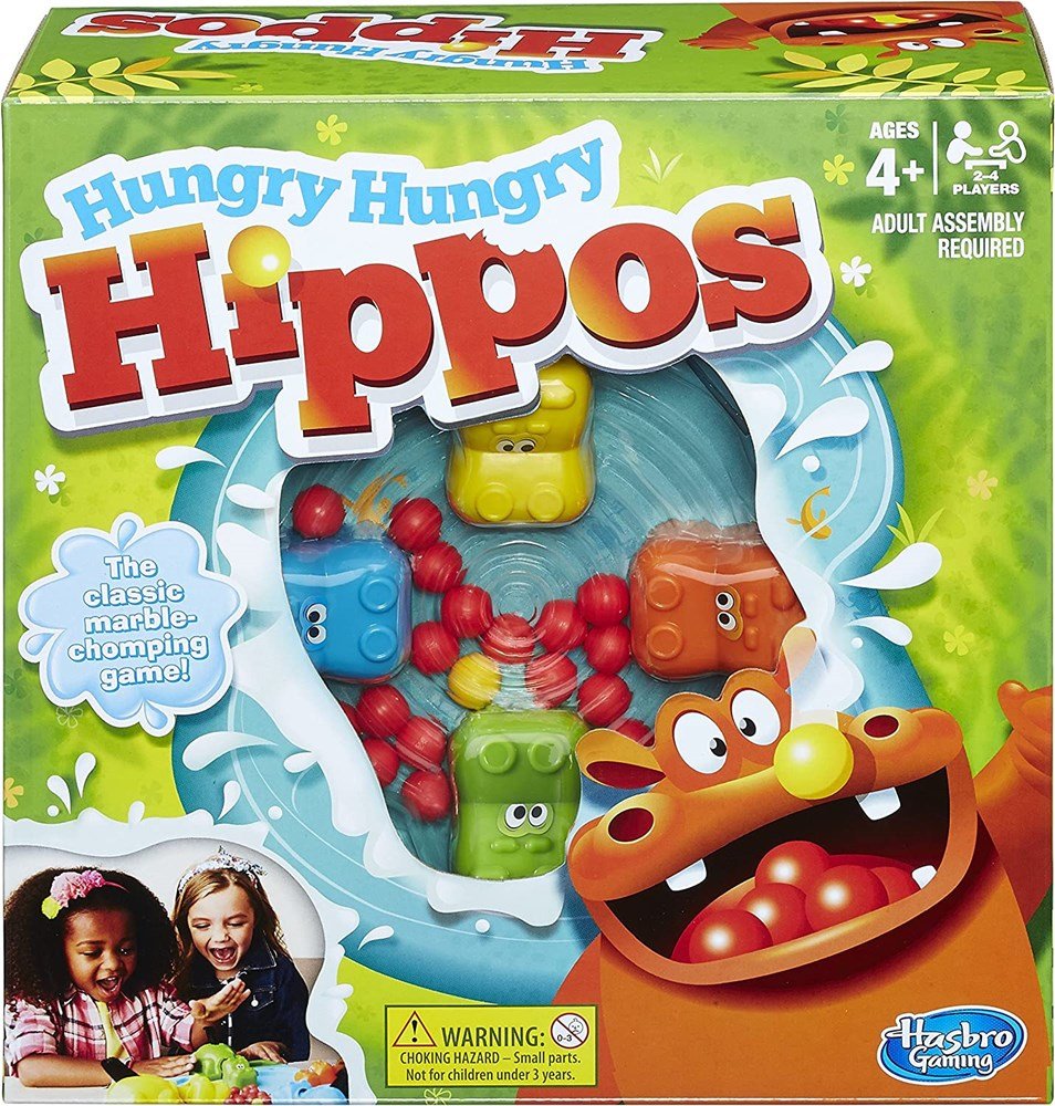 Hasbro Elefun And Friends Hungry Hungry Hippos Game - ABC School Supplies