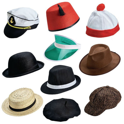 Hats And Accessories Set Of 11Pcs - ABC School Supplies