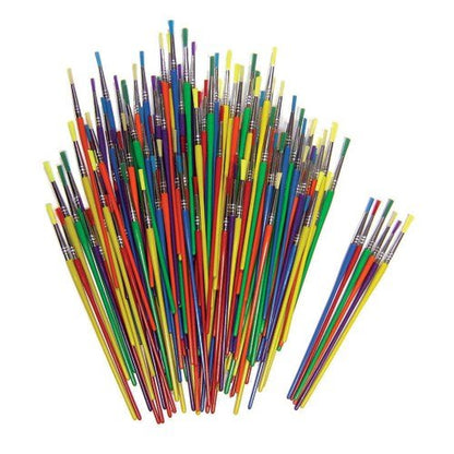 Hog Round Brush Size 14 Short Handle Pack Of 10 - ABC School Supplies