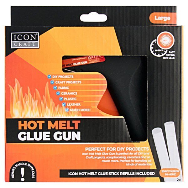 Hot Melt Large Glue Gun - Black - ABC School Supplies