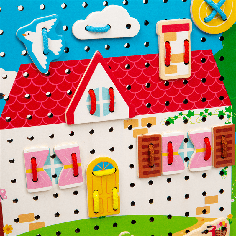 **House Lace - A - Shape Game - ABC School Supplies