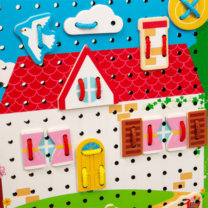 **House Lace - A - Shape Game - ABC School Supplies