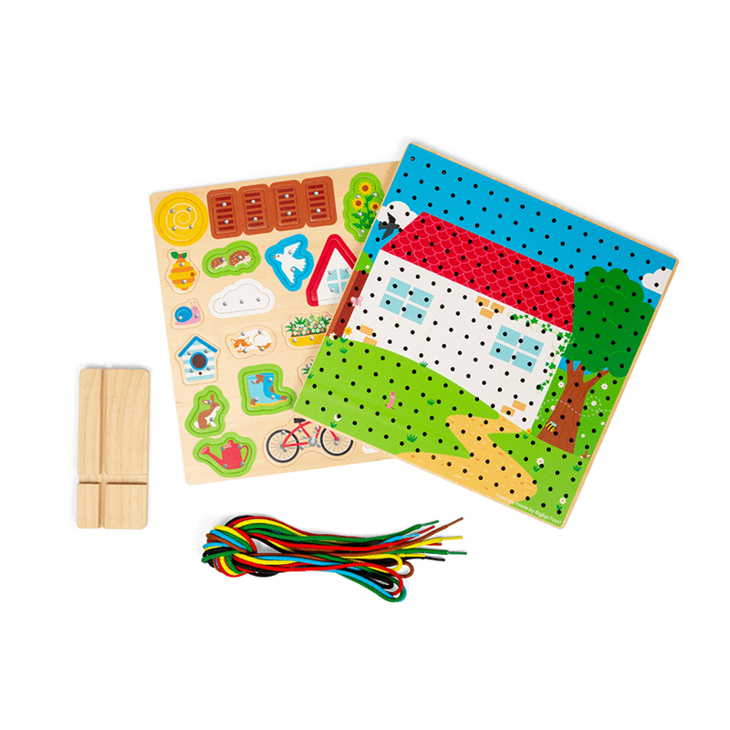 **House Lace - A - Shape Game - ABC School Supplies