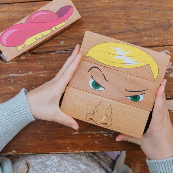 How Am I Feeling Wooden Blocks - ABC School Supplies