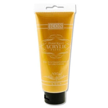 Icon Acrylic Paint 200Ml - Gold - ABC School Supplies