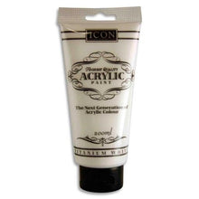 Icon Acrylic Paint 200Ml - Titanium White - ABC School Supplies