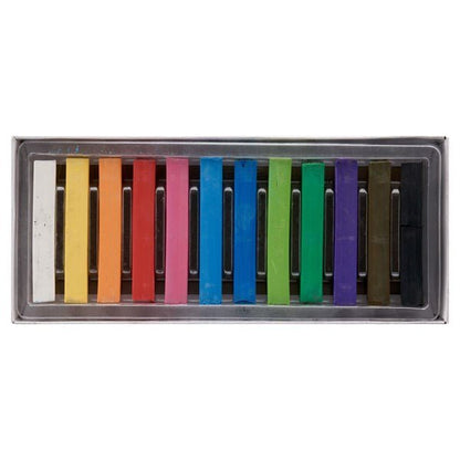Icon Craft Box 12 Chalk Pastels - Coloured - ABC School Supplies