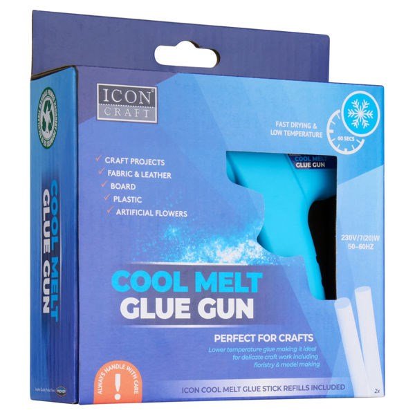 Icon Craft Cool Melt Glue Gun - Blue - ABC School Supplies