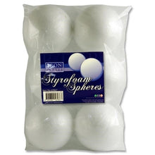 Icon Craft Pkt.6 Styrofoam Spheres - 100mm - ABC School Supplies