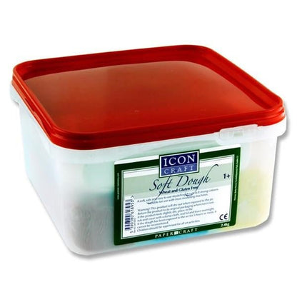 Icon Craft Tub Of 8 X 300G Soft Dough - ABC School Supplies