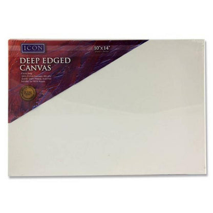 Icon Deep Edged Canvas 380Gm2 - 10"X14" - ABC School Supplies