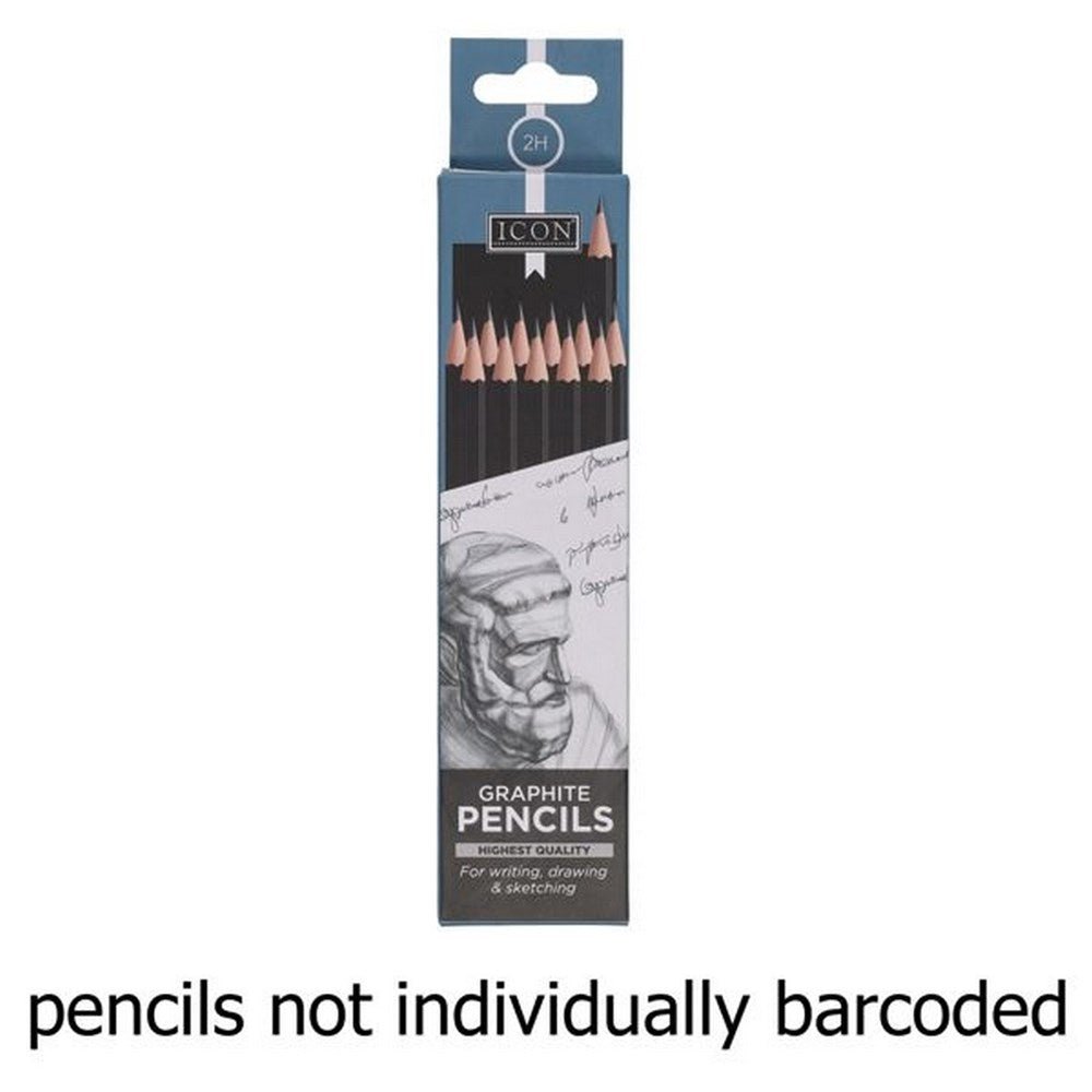 Icon Graphite Pencils 2H Box Of 12 - ABC School Supplies