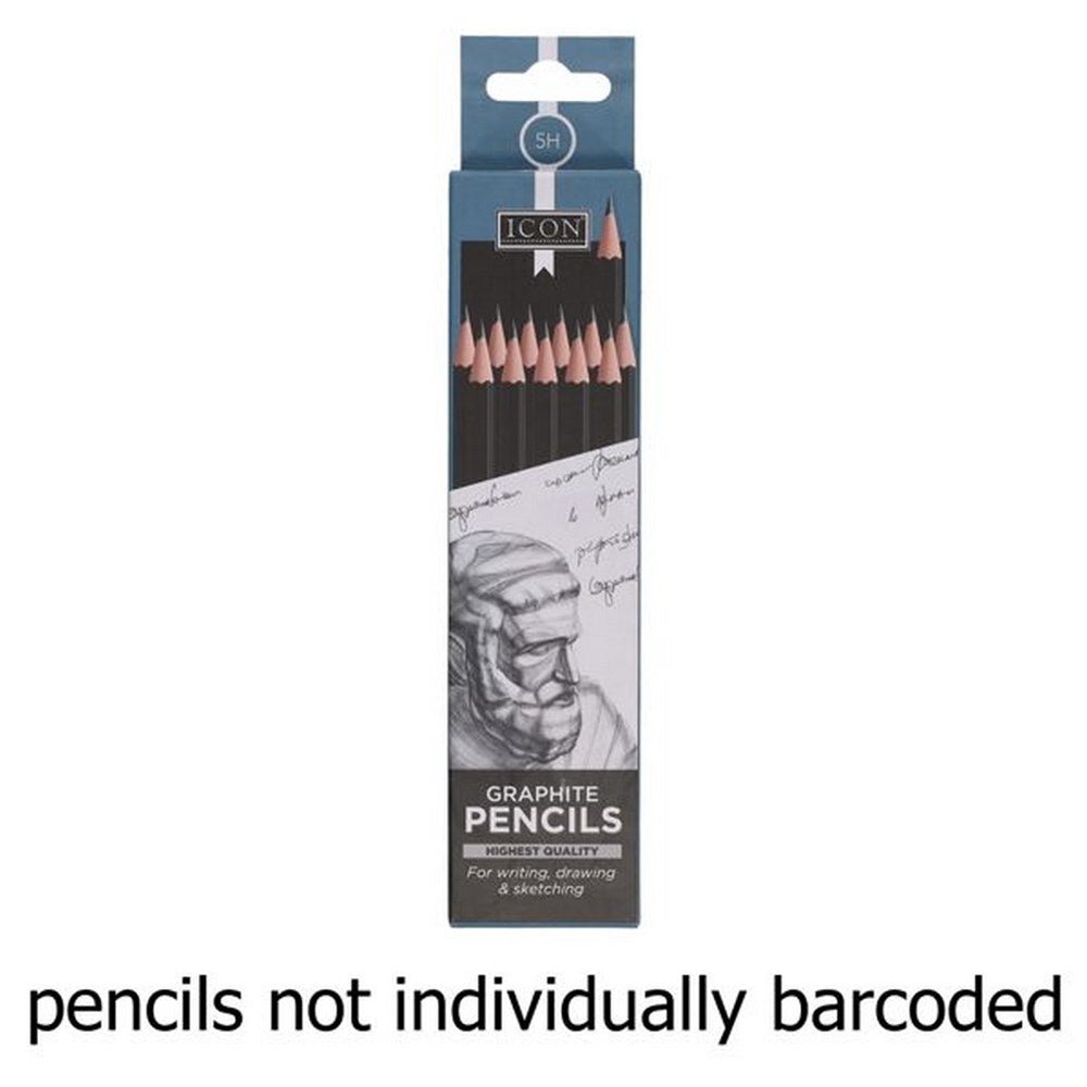 Icon Graphite Pencils 5H Box Of 12 - ABC School Supplies