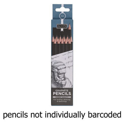 Icon Graphite Pencils 5H Box Of 12 - ABC School Supplies