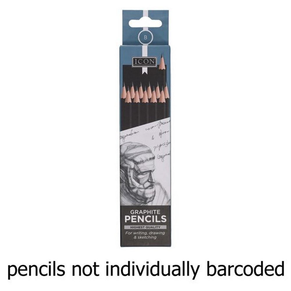 Icon Graphite Pencils B Box Of 12 - ABC School Supplies