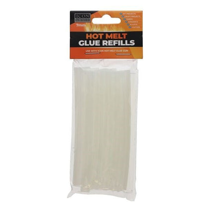 Icon Hot Melt Glue Gun Refills - Regular (Pack Of 12) - ABC School Supplies