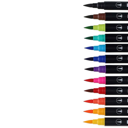 Icon Pkt.12 Quick Drying Art Markers - Spectrum - ABC School Supplies